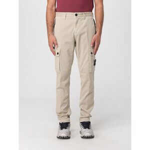 Stone Island Pants Men Beige